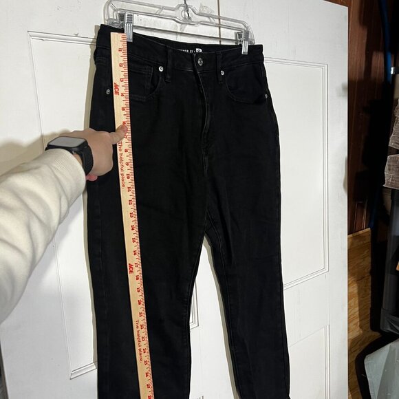 Forever 21 Black Straight Leg Jeans Size 29 - Picture 5 of 7